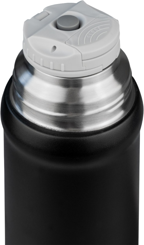 Термос питьевой Арктика 111 серии для напитков - пробка с кнопкой и откидывающейся заглушкой
