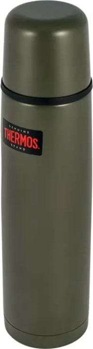 Классический термос Thermos FBB Green с глухой пробкой - классическая удобная форма