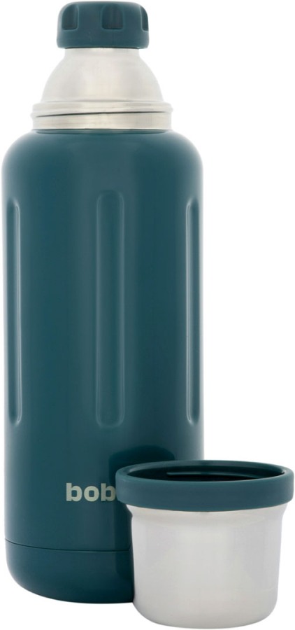 Термос для напитков bobber Flask 1 литр Deep Teal - пробка и крышка-чашка