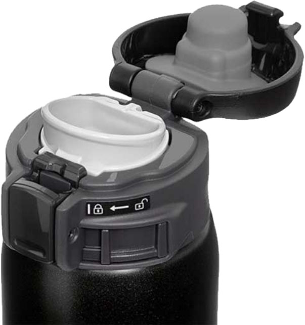 Термокружка японская Zojirushi SM-SR60E с тефлоновым покрытием - крышка с поилкой и силиконовым уплотнителем