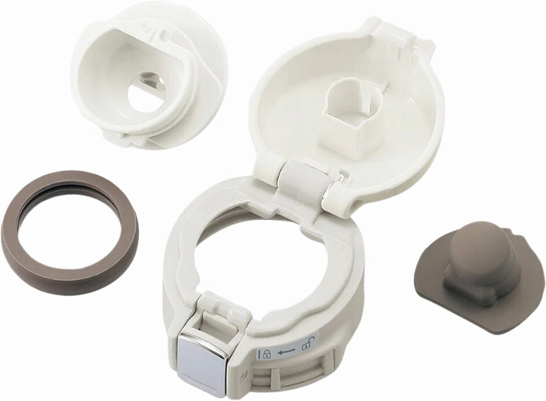 Термокружка японская Zojirushi SM-SR60E с тефлоновым покрытием - крышка с уплотнителем