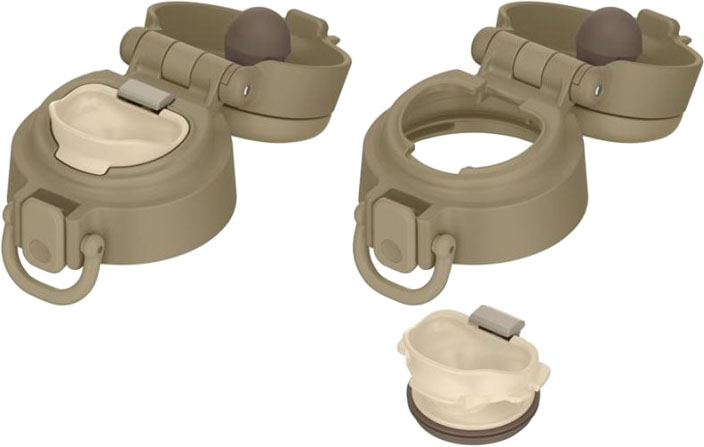 Термос с поилкой хаки Thermos JOS-750 для напитков - поилка