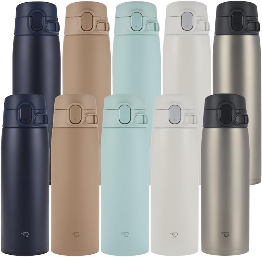 Термокружка с поилкой Zojirushi SM-VA60 с тефлоновым покрытием - удобная форма и линейка цветов