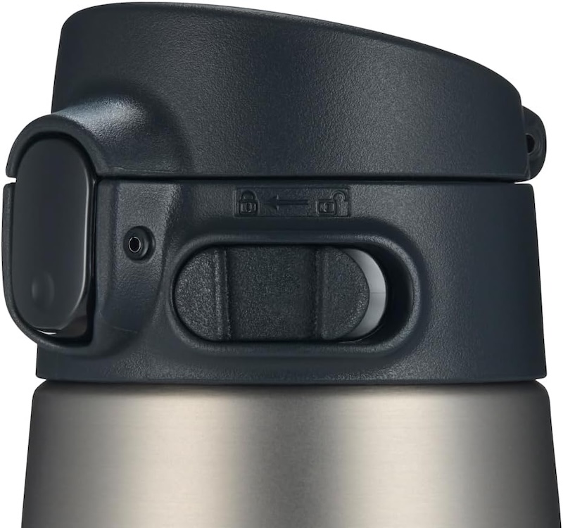 Термокружка с поилкой Zojirushi SM-VA60 с тефлоновым покрытием - крышка с поилкой и силиконовым уплотнителем