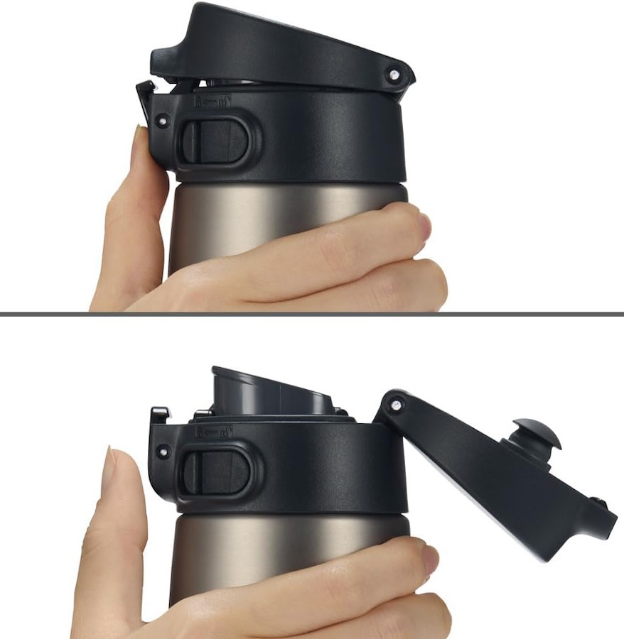 Термокружка с поилкой Zojirushi SM-VA60 с тефлоновым покрытием - крышка с поилкой