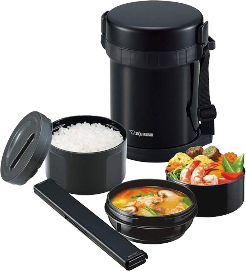 Японский термос с судочками Zojirushi SL-GH18-BA для еды - судочки для еды