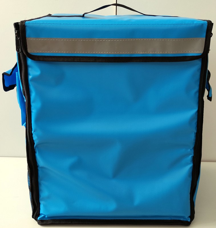 Терморюкзак для доставки продуктов и еды Delivery Backpack 45 литров - светоотражающие элементы