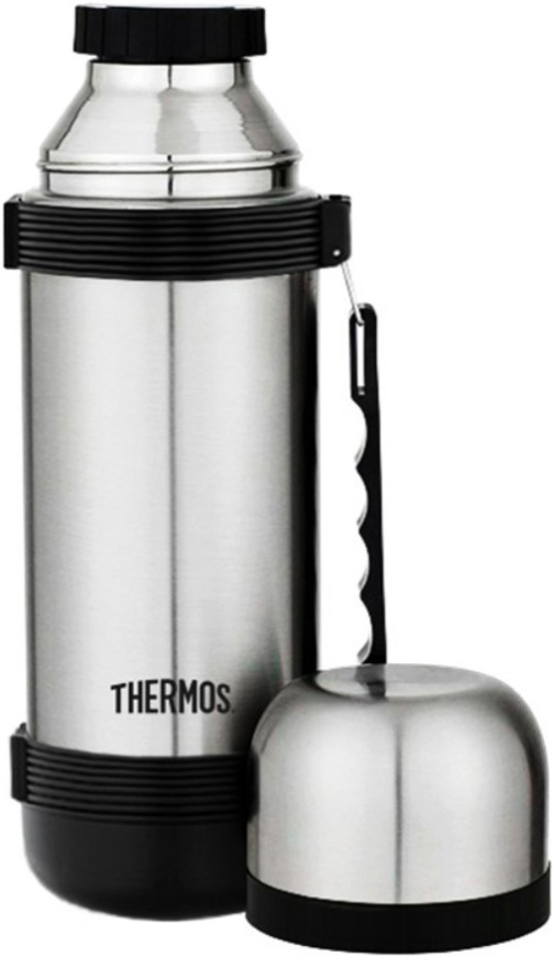 Термос для напитков Thermos 2550 1 литр - узкое горло и глухая пробка