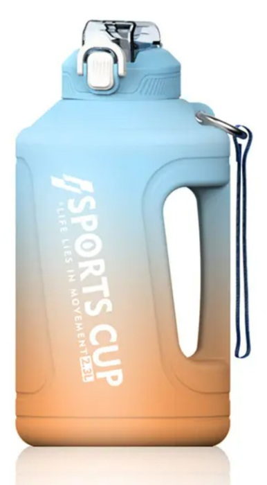 Спортивная бутылка Sports Cup Big для воды 2,3 литра - удобная форма
